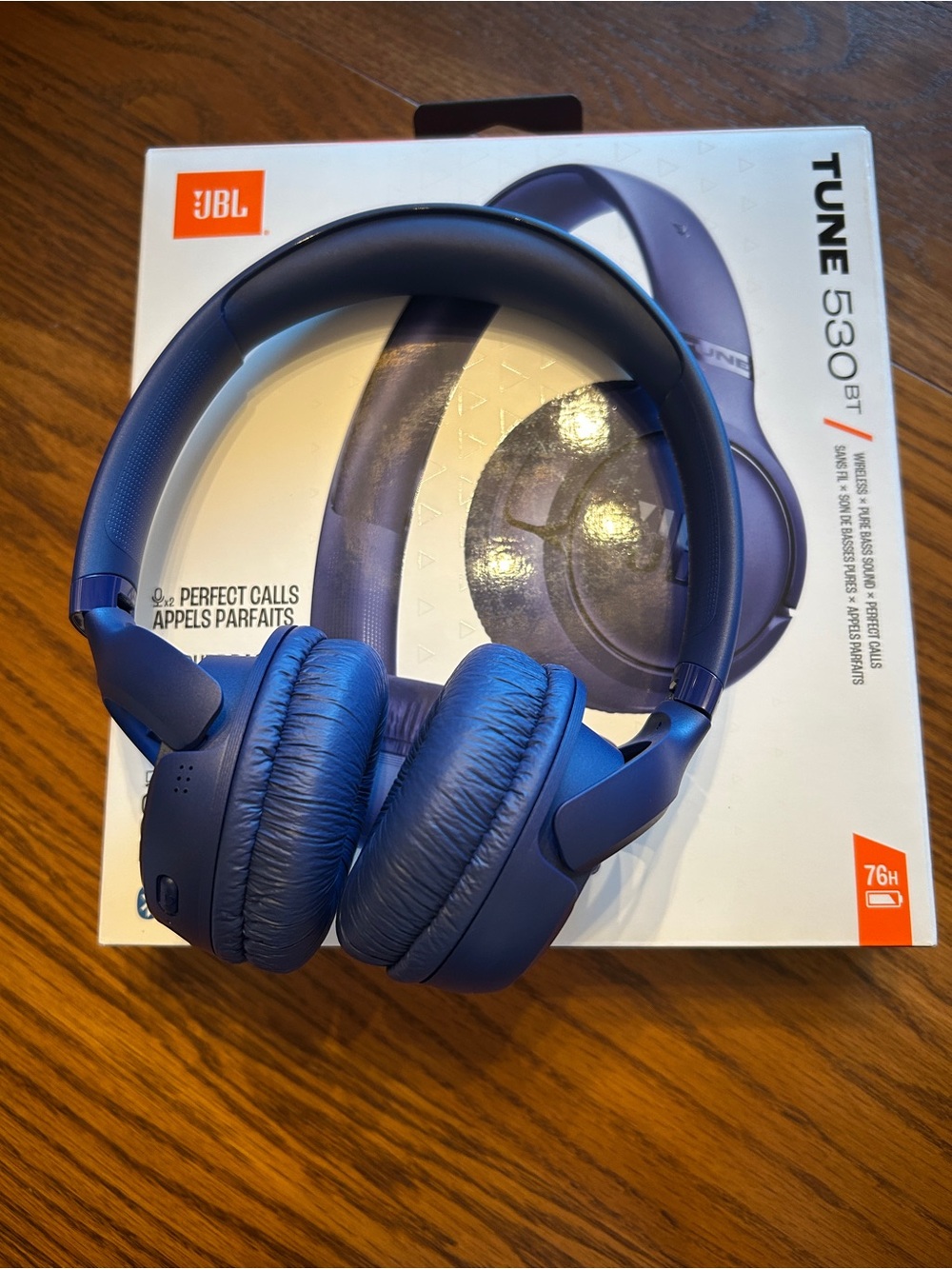 JBL Over-Ear Headphones — Blue